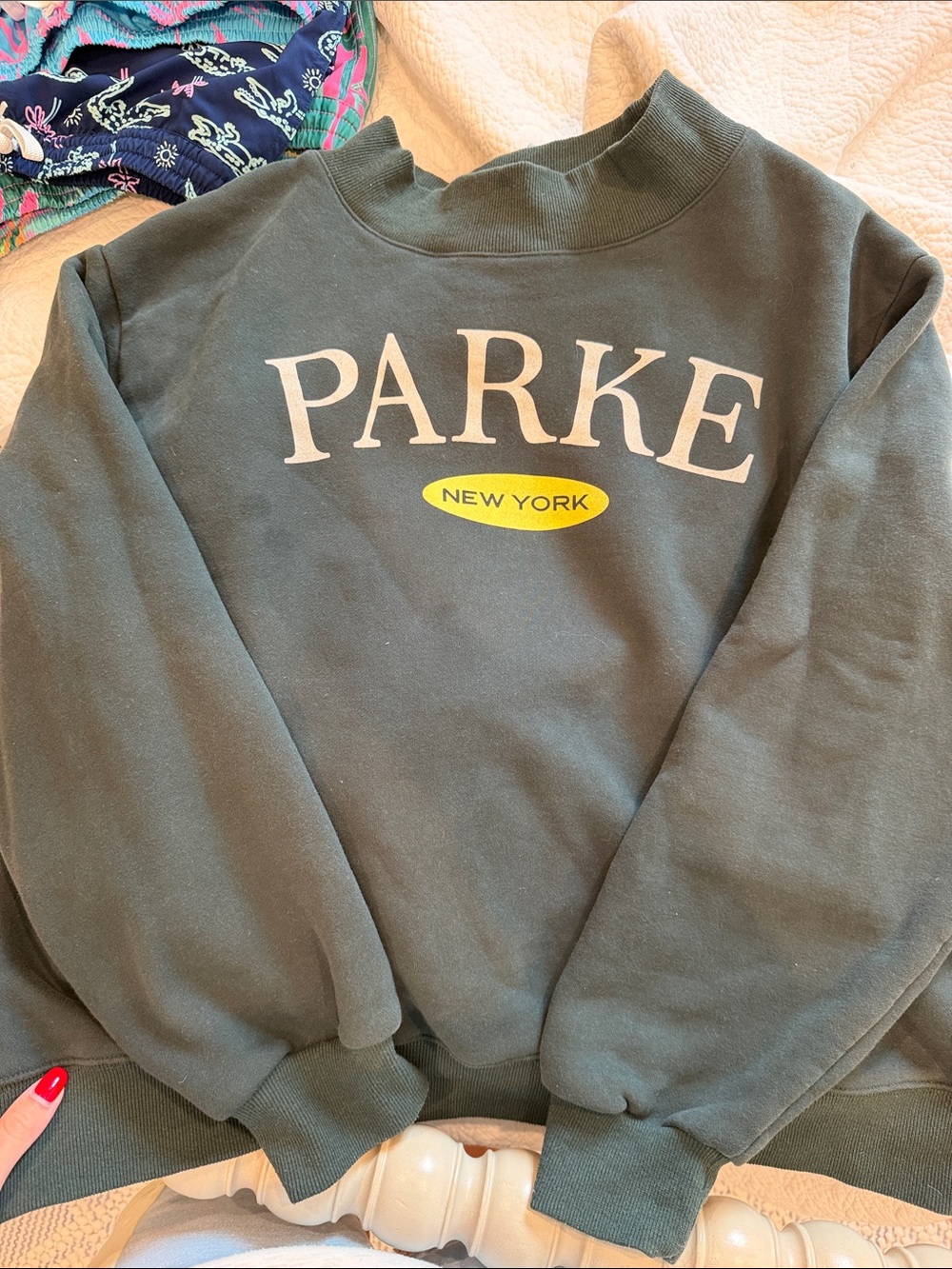 Parke New York Green Sweatshirt